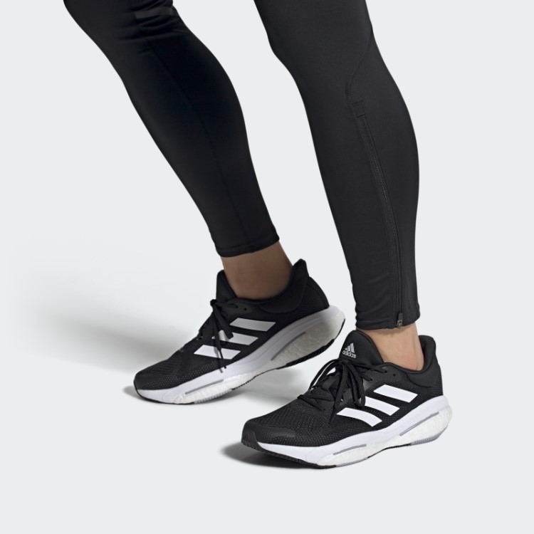 Tênis De Corrida Preto Adidas Solar Glide 5 Largo