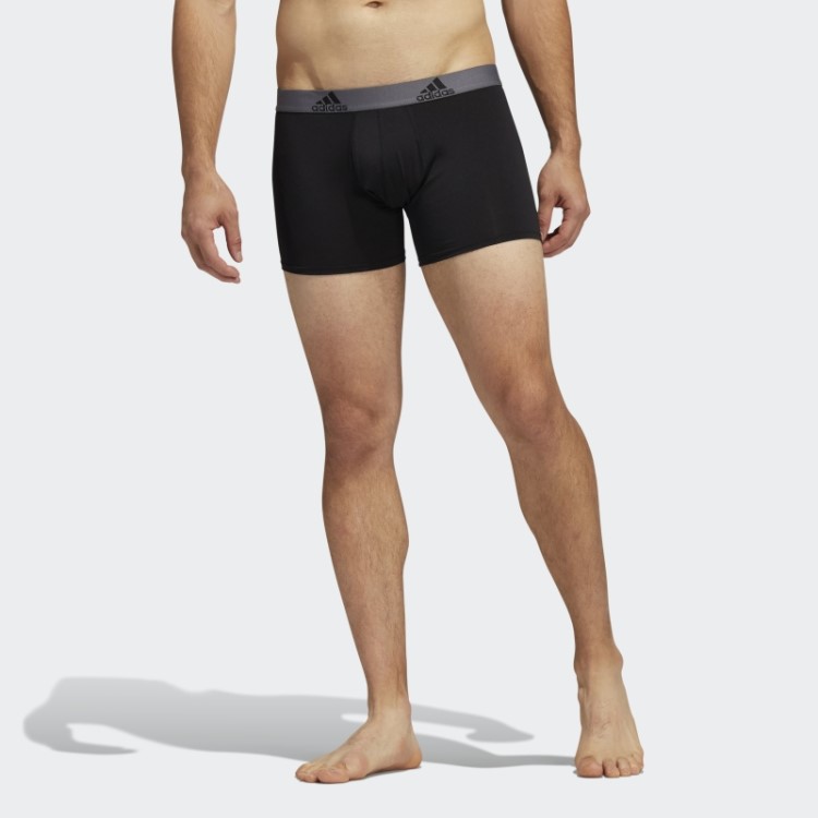 Bermuda Preta Adidas Performance Pack Três