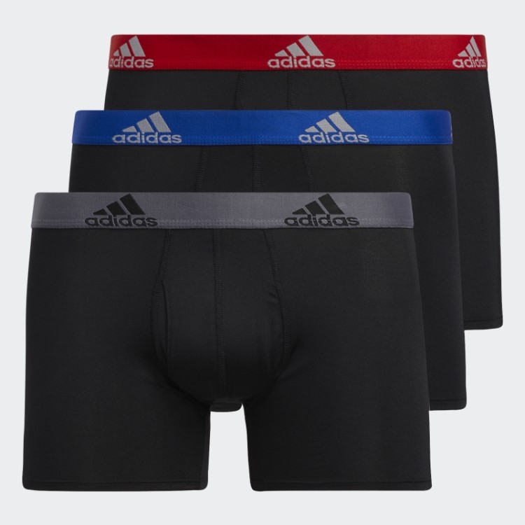 Bermuda Preta Adidas Performance Pack Três