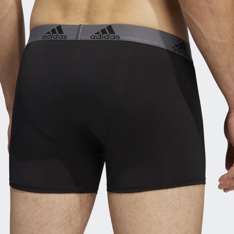 Bermuda Preta Adidas Performance Pack Três