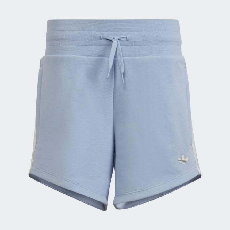 Short Cintura Alta Com Estampa Gráfica Adidas Blue Dawn