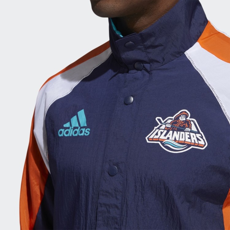 Jaqueta Retrô Reverso Da Navy Islanders Adidas