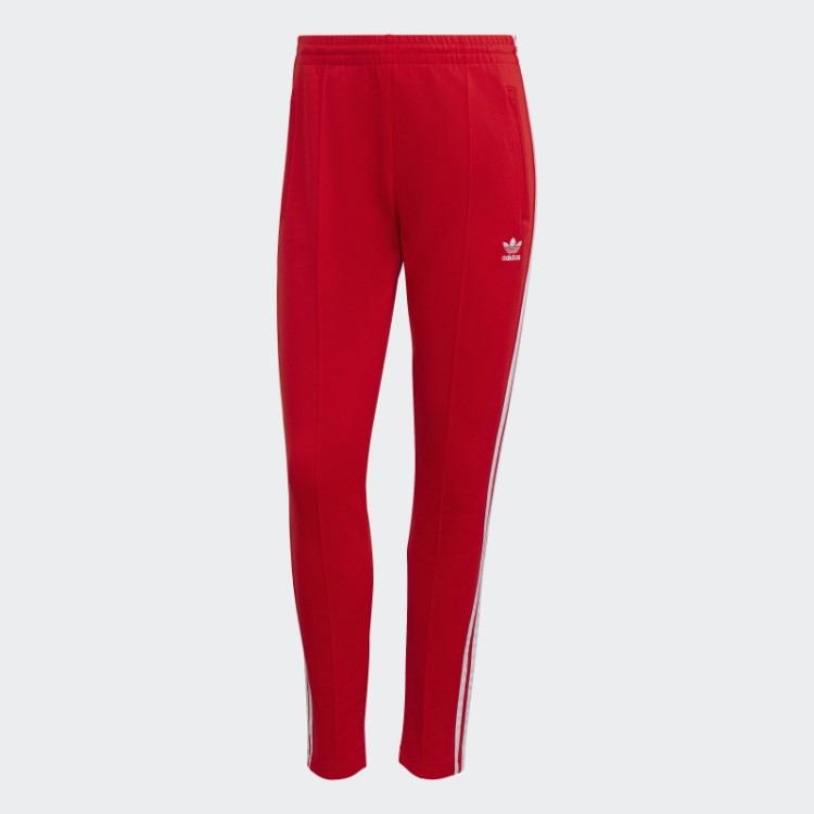 Calça Vermelha Adidas Primeblue Sst