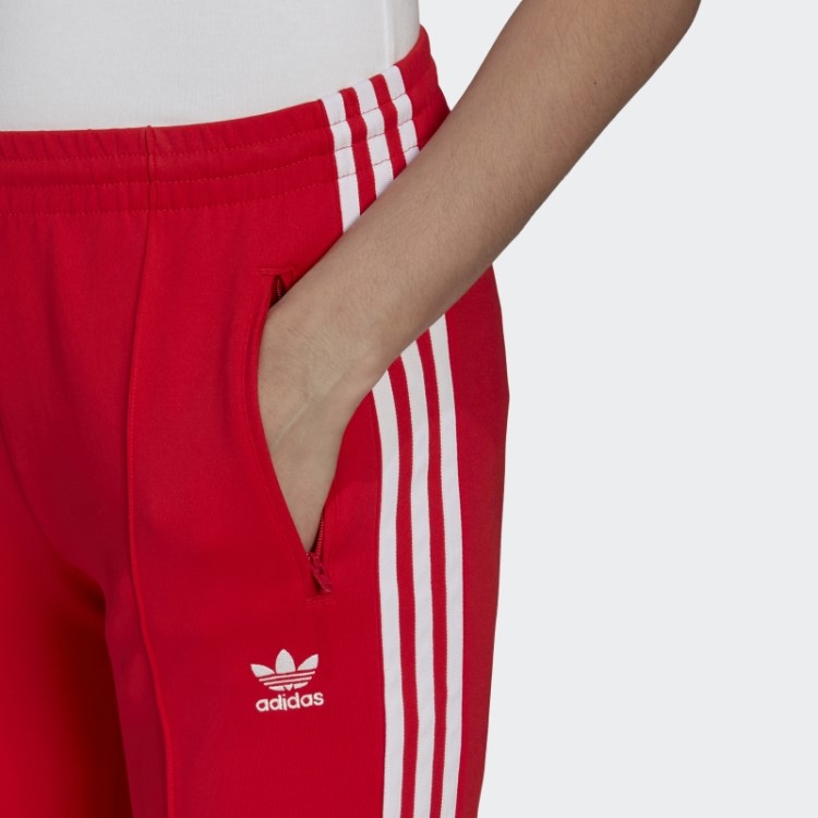 Calça Vermelha Adidas Primeblue Sst