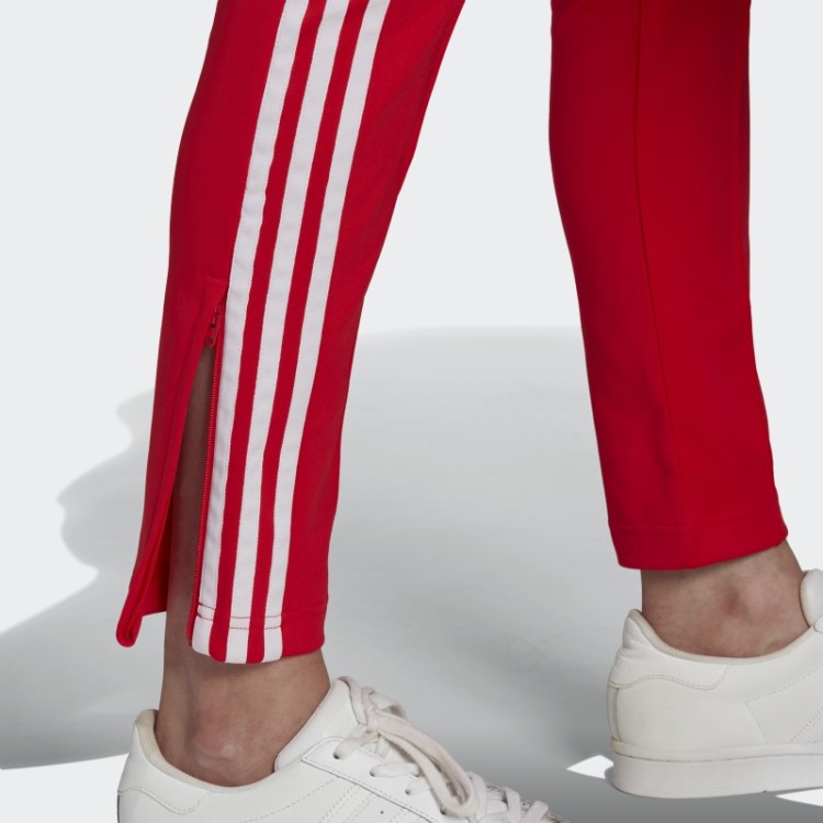 Calça Vermelha Adidas Primeblue Sst
