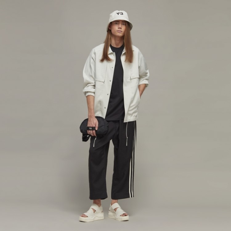 Y-3 Camiseta Relaxada Adidas De Manga Curta