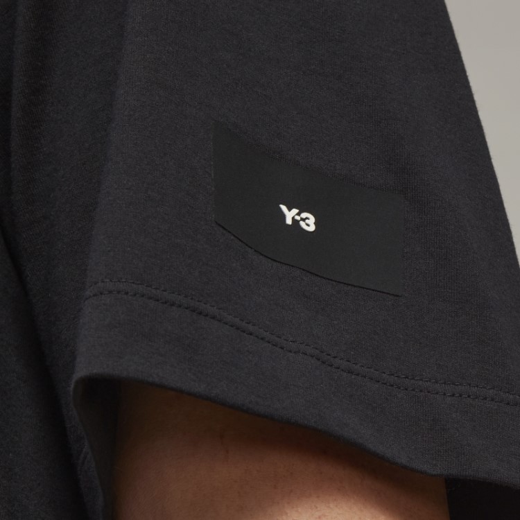 Y-3 Camiseta Relaxada Adidas De Manga Curta