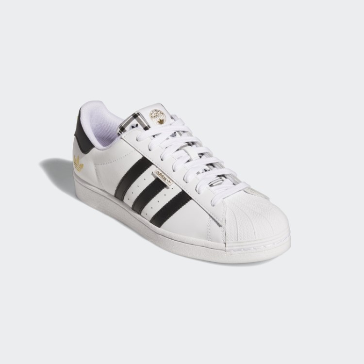 Sapato Adidas Superstar Dourado Metalizado