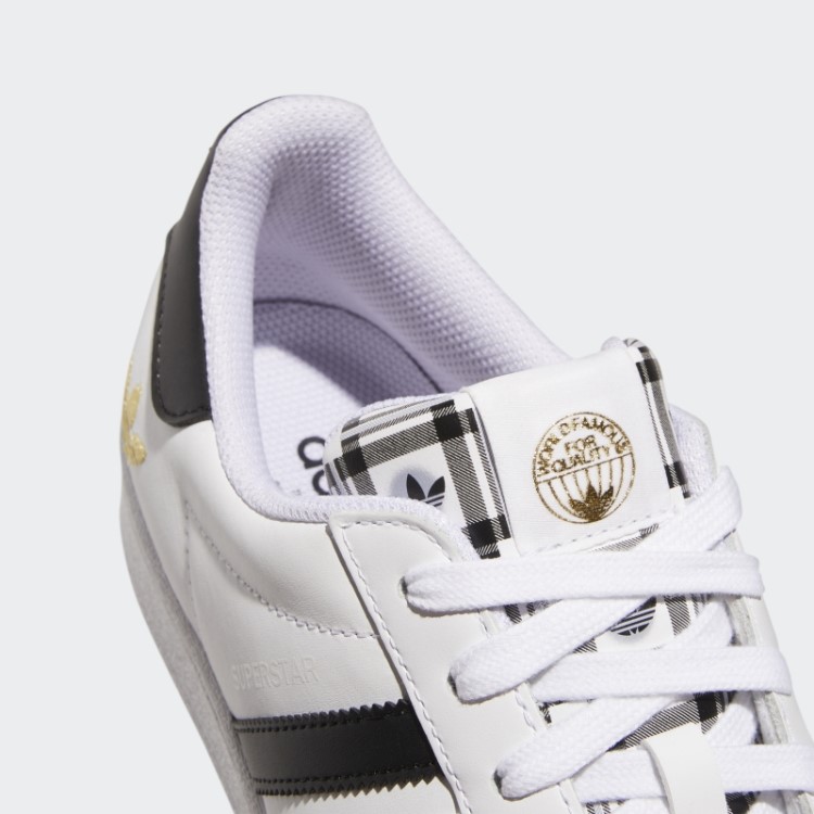 Sapato Adidas Superstar Dourado Metalizado