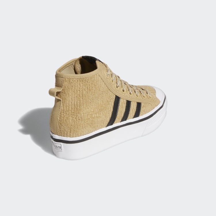 Nizza Sapato Médio Plataforma Tom Bege Adidas