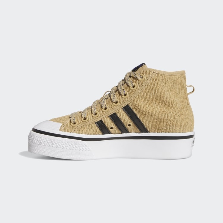 Nizza Sapato Médio Plataforma Tom Bege Adidas