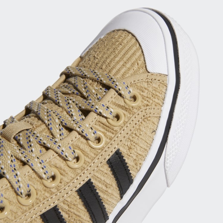 Nizza Sapato Médio Plataforma Tom Bege Adidas