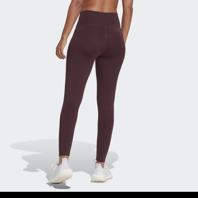 Legging 7/8 De Cintura Alta Adidas Training Essentials Marrom