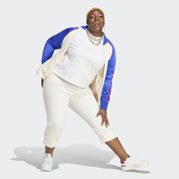 Jaqueta De Cetim Sst (tamanho Grande) Adidas Branco