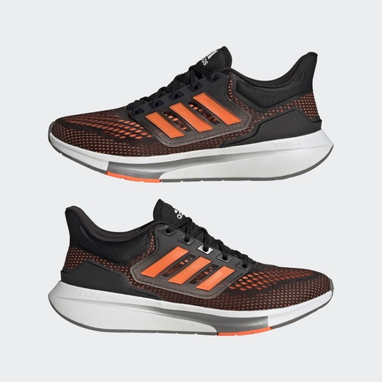 Tênis De Corrida Adidas Eq21 Laranja
