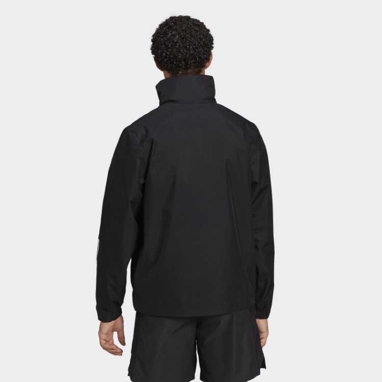 Adidas Bsc 3 Listras Rain.rdy Jaqueta Moda Preta