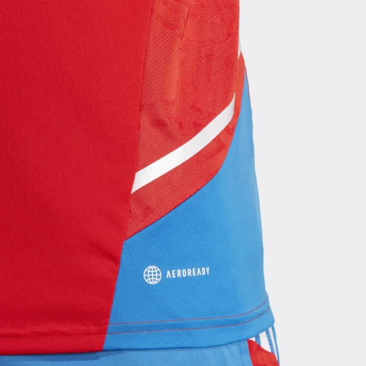 Camisa De Treino Adidas Fc Bayern Condivo 22 Vermelha