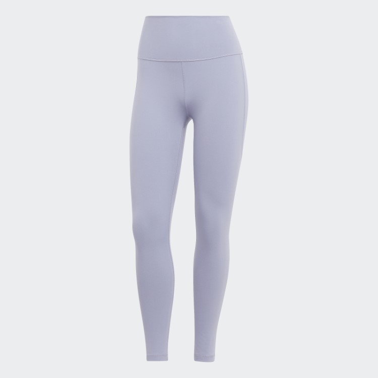Legging Adidas Yoga Studio 7/8 Prata Violeta