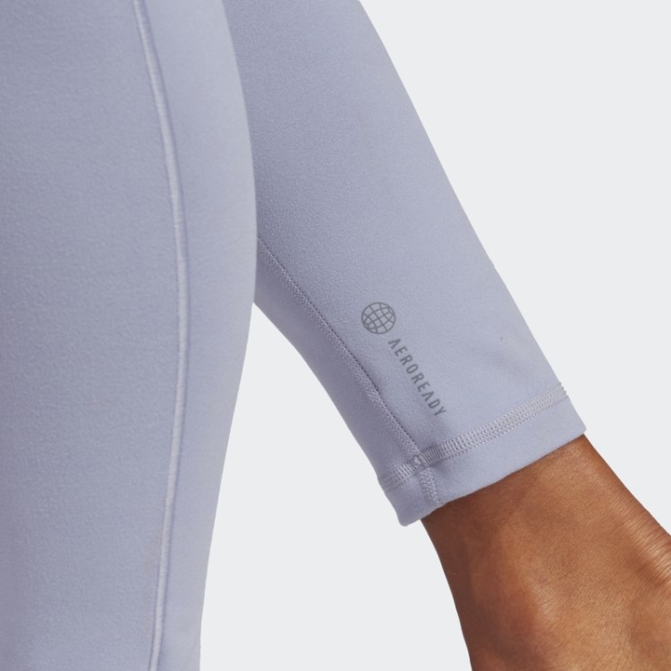 Legging Adidas Yoga Studio 7/8 Prata Violeta
