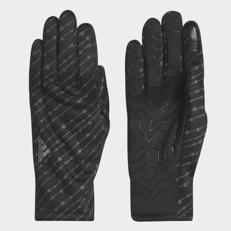 Luvas Pretas De Jérsei Adidas