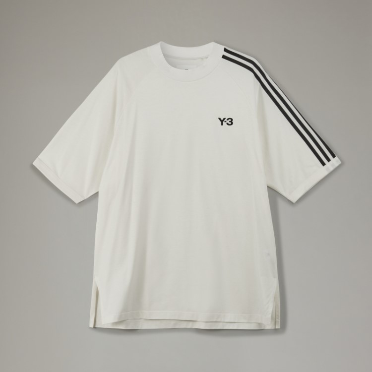 Y-3 3 Listras Camiseta De Manga Curta Adidas Estilosa