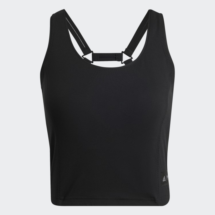 Regata Preta Parley Run For The Oceans Cropped Adidas