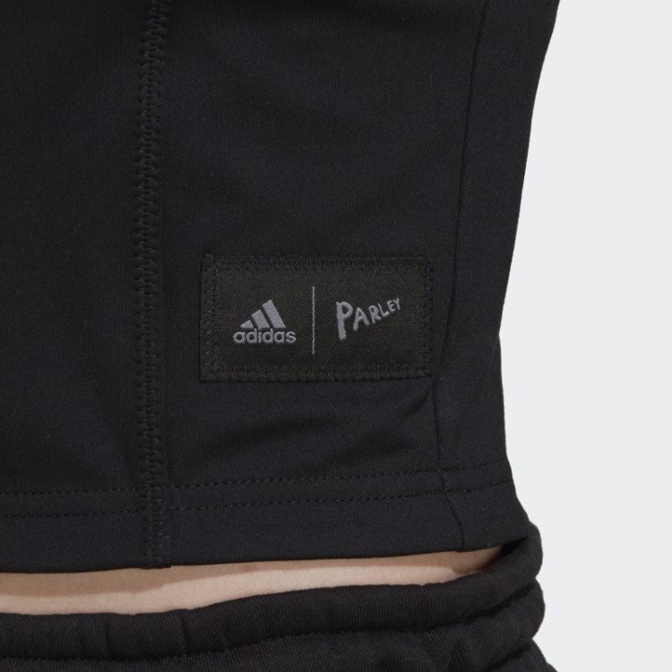 Regata Preta Parley Run For The Oceans Cropped Adidas