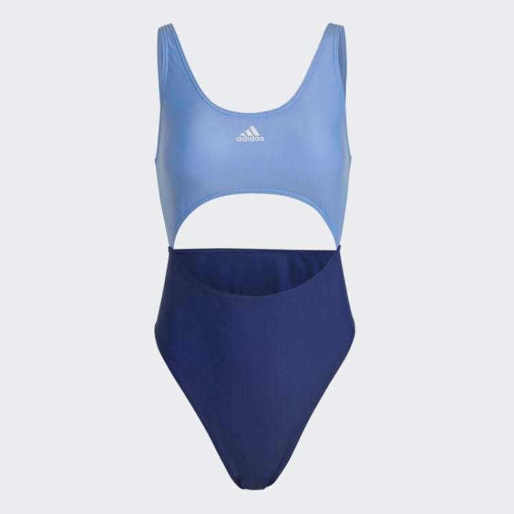 Adidas Maiô Colorblock Azul
