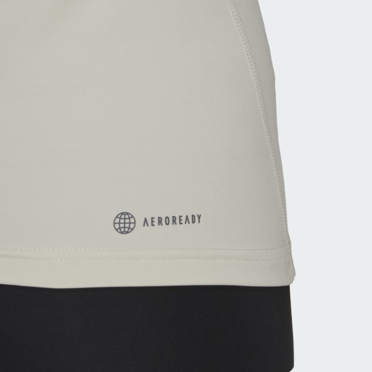Top De Treino De Manga Comprida Techfit Aeroready Quente Adidas Alumínio