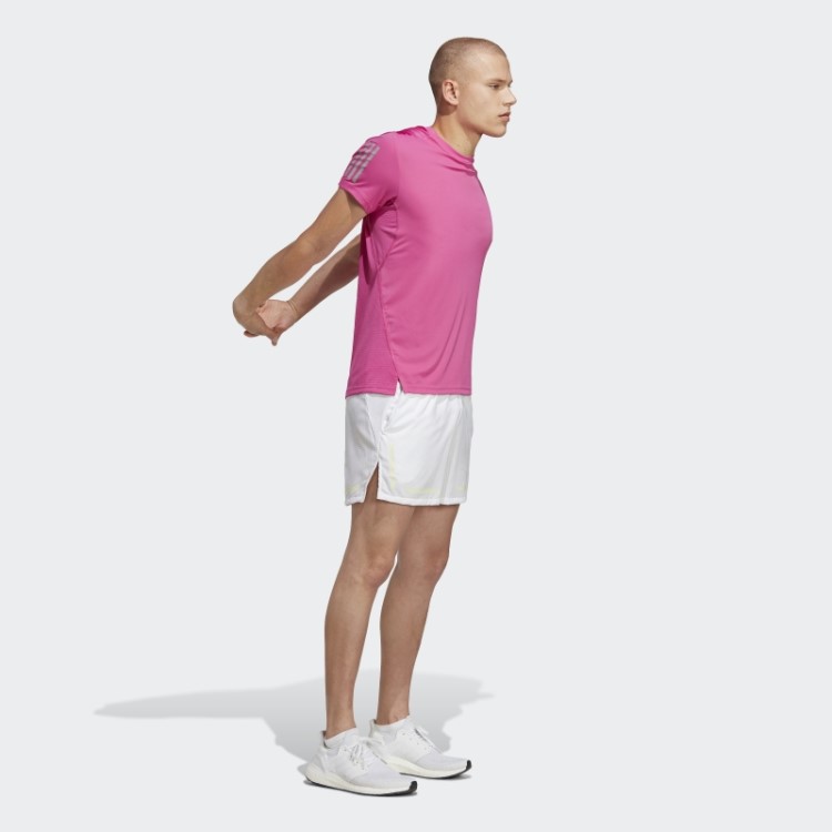 Possui A Camiseta Run Fúcsia Adidas