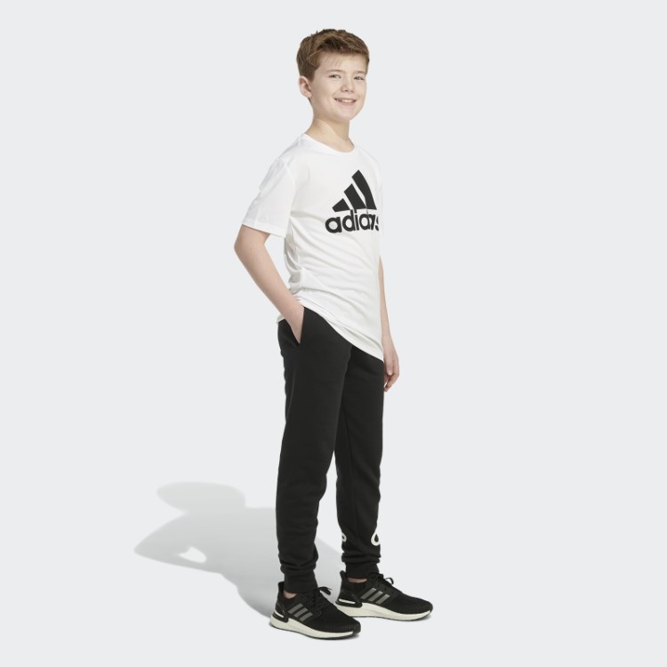 Jogger Preto Essencial De Algodão Adidas