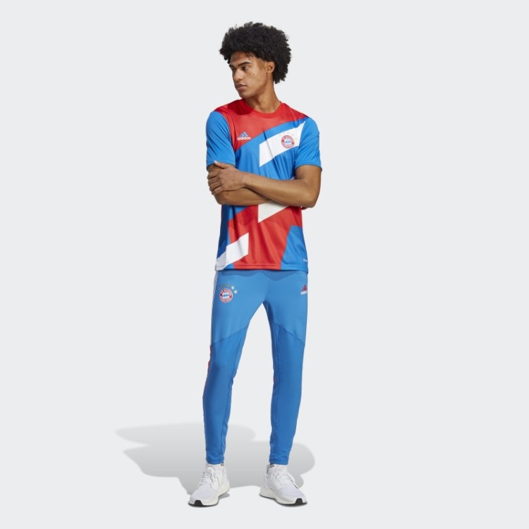 Camisa Pré-jogo Do Fc Bayern Adidas Vermelha