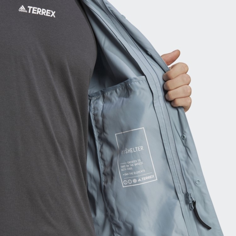 Camiseta Cinza Terrex Ct Myshelter Wind.rdy Adidas