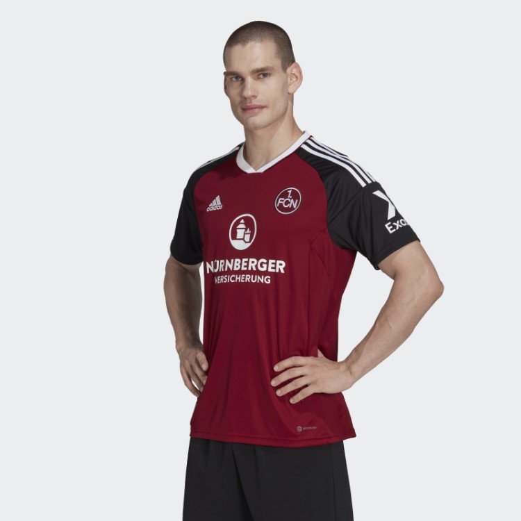 Camisola Principal Do Fc Nürnberg 22/23 Adidas Bordô