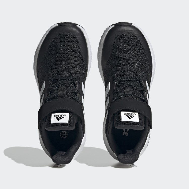 Adidas Black Eq21 Run 2.0 Bounce Sport Running Renda Elástica Com Tênis Top Strap