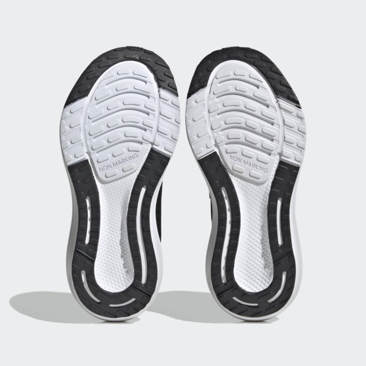 Adidas Black Eq21 Run 2.0 Bounce Sport Running Renda Elástica Com Tênis Top Strap