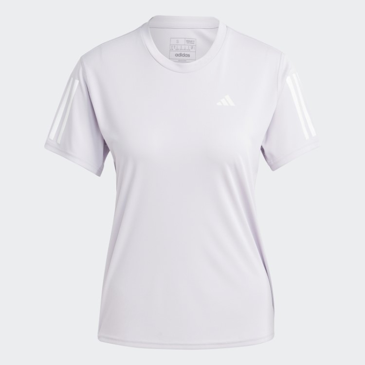 Possui A Camiseta Run Adidas Silver Dawn