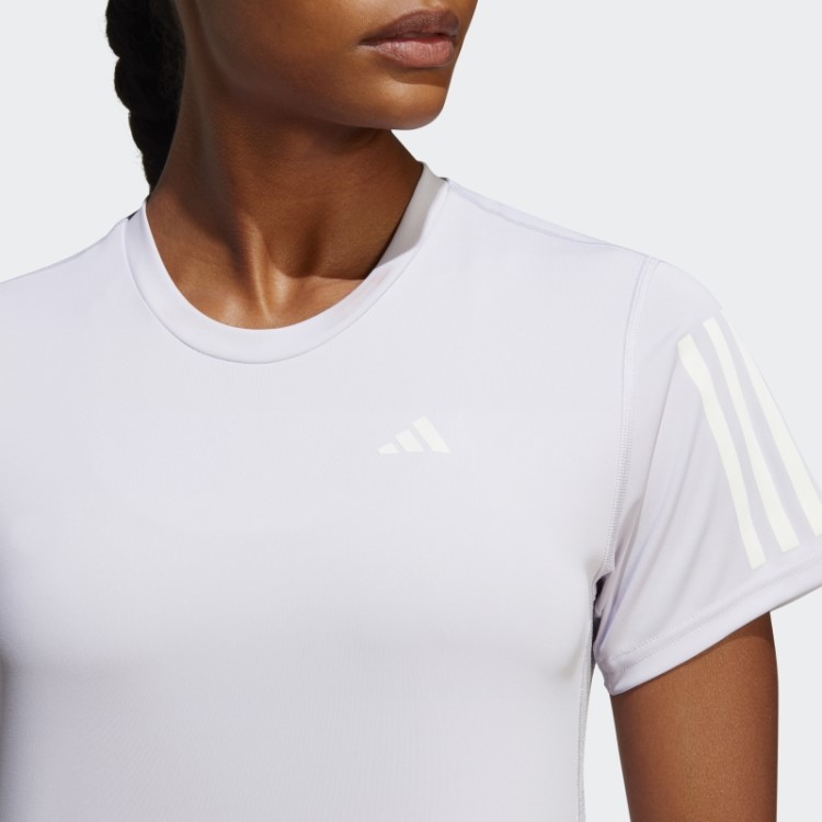 Possui A Camiseta Run Adidas Silver Dawn