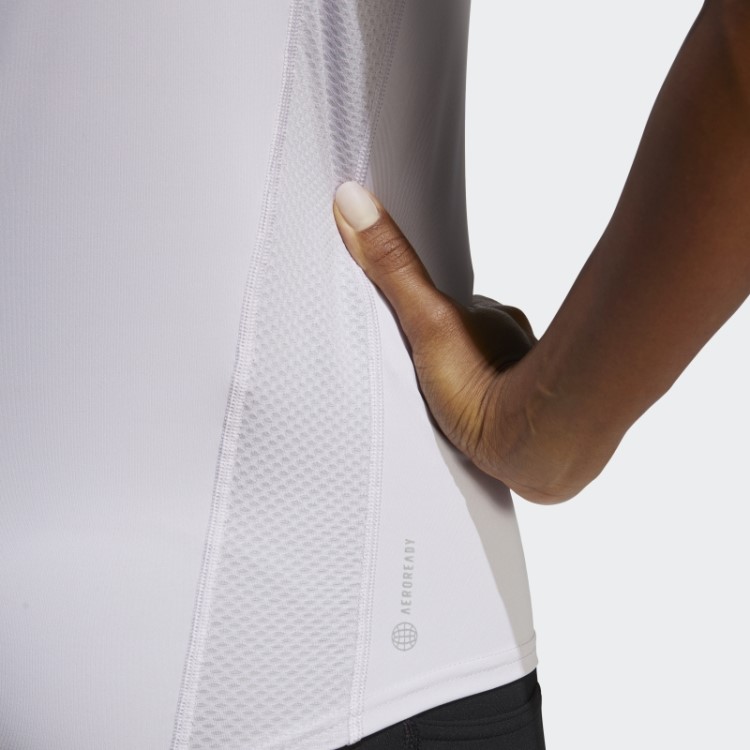 Possui A Camiseta Run Adidas Silver Dawn