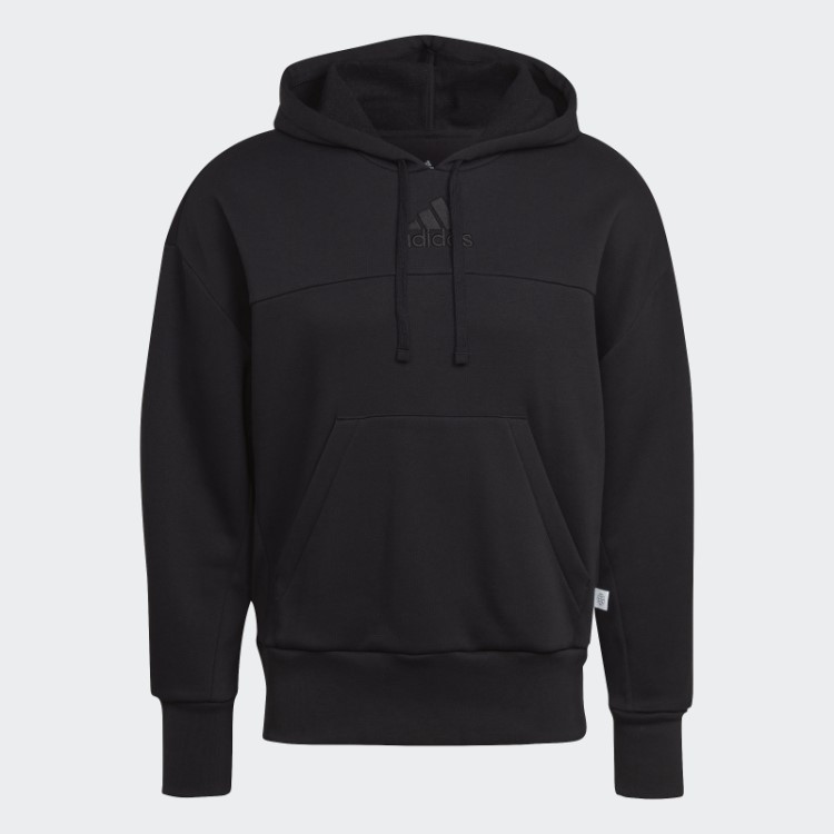 Moletom Com Capuz Preto Studio Lounge Adidas