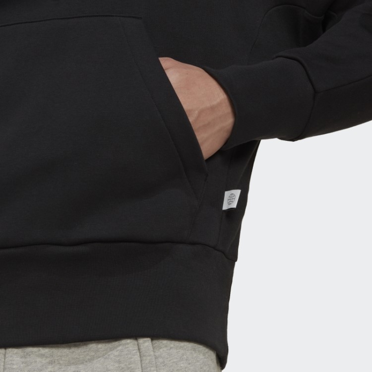 Moletom Com Capuz Preto Studio Lounge Adidas