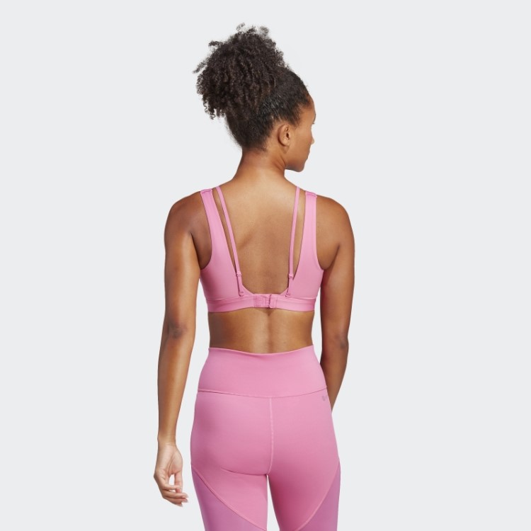 Sutiã Fúcsia Powerimpact Luxe Suporte Médio Adidas