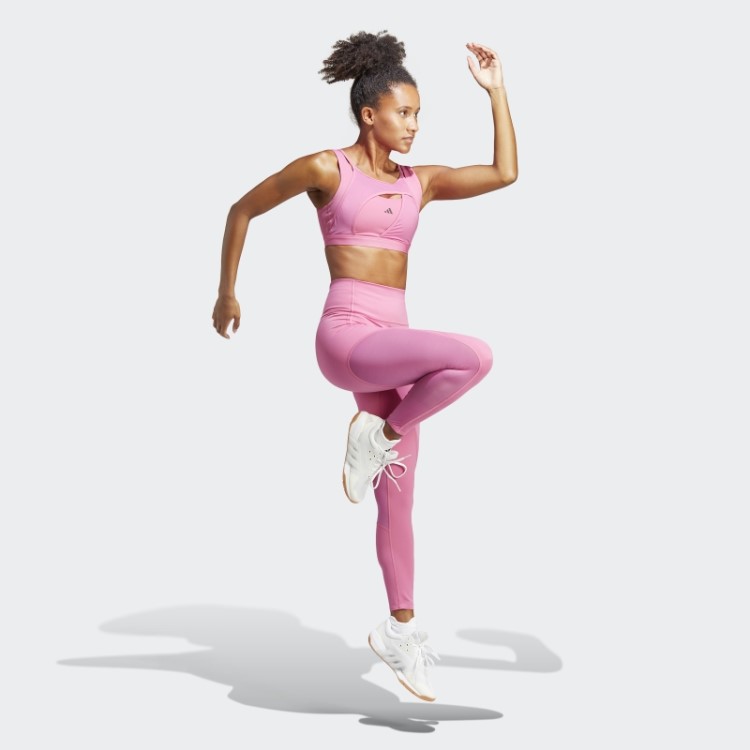 Sutiã Fúcsia Powerimpact Luxe Suporte Médio Adidas