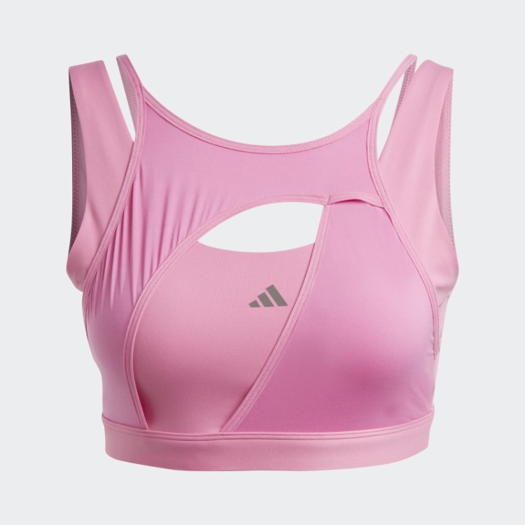 Sutiã Fúcsia Powerimpact Luxe Suporte Médio Adidas