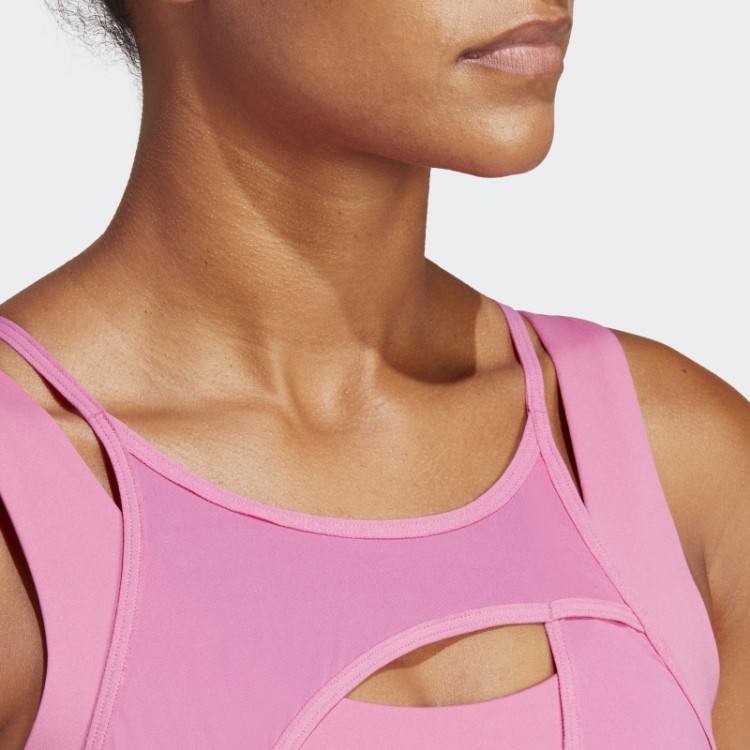 Sutiã Fúcsia Powerimpact Luxe Suporte Médio Adidas