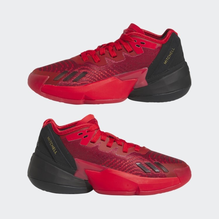 Moda Vitória Vermelho Adidas D.o.n. Edição #4 Tênis De Basquete