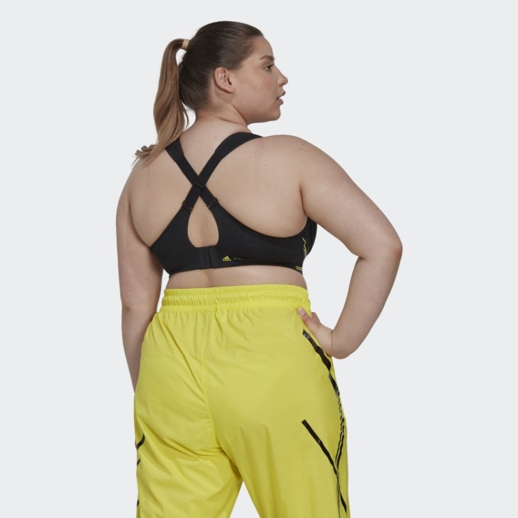 Sutiã Esportivo Adidas By Stella Mccartney Truepace Preto Tamanho Grande