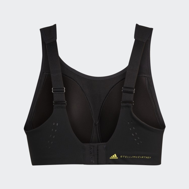 Sutiã Esportivo Adidas By Stella Mccartney Truepace Preto Tamanho Grande