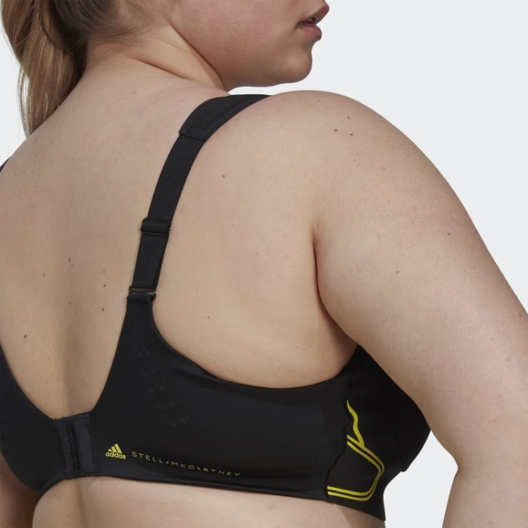 Sutiã Esportivo Adidas By Stella Mccartney Truepace Preto Tamanho Grande