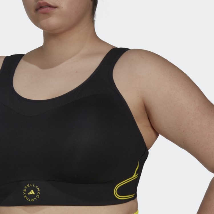 Sutiã Esportivo Adidas By Stella Mccartney Truepace Preto Tamanho Grande